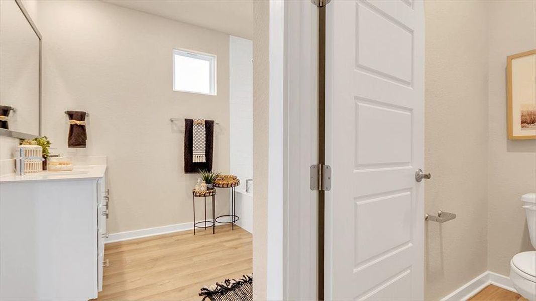 Furnished interior view inside a new home in The Preserve at Forum, Grand Prairie (Image 18). Furnished interior view inside a new home in The Preserve at Forum, Grand Prairie (Image 18).