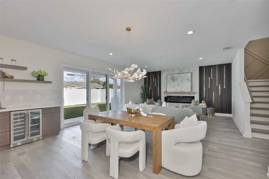 Furnished interior view inside a new home in , Tampa (Image 30).