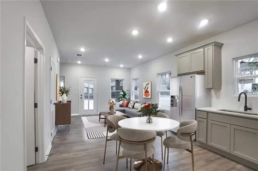 Furnished interior view inside a new home in , Atlanta (Image 9).