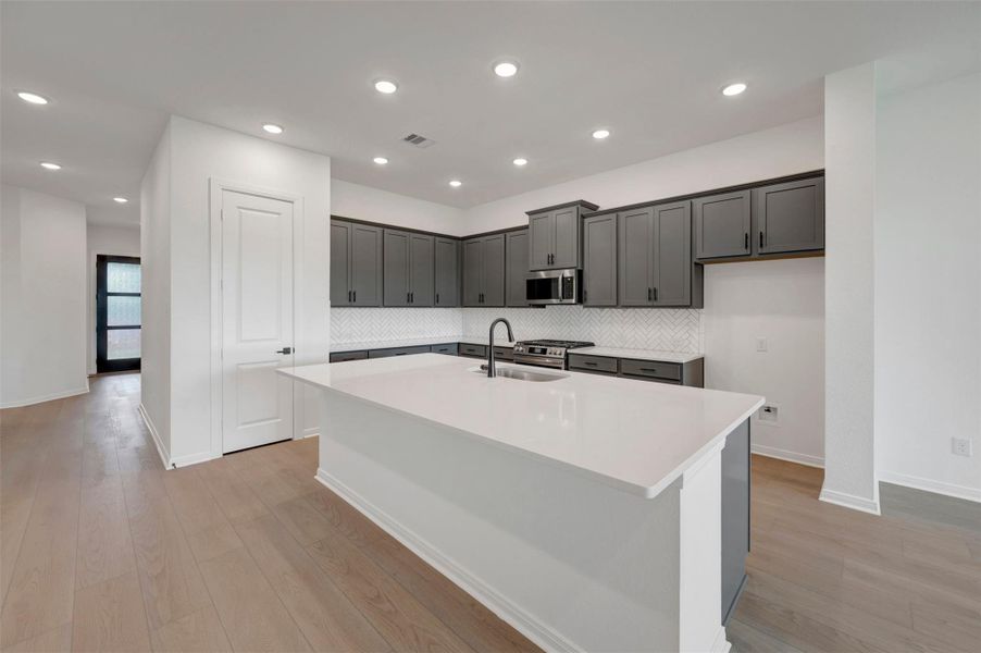 Furnished interior view inside a new home in Jordan Ranch - Terrace Collection, Fulshear (Image 14).