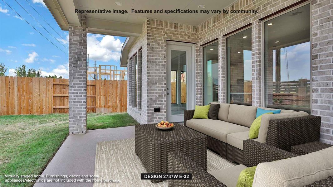 Exterior details and patio area of a home in Cross Creek West, Fulshear (Image 2). Exterior details and patio area of a home in Cross Creek West, Fulshear (Image 2).