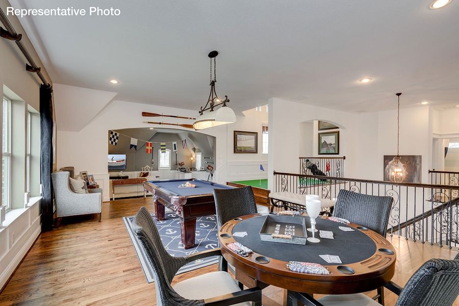 Representative furnished interior of a home built from the Downton Abbey by Grand Homes in Grand Oaks, Celina (Image 26).