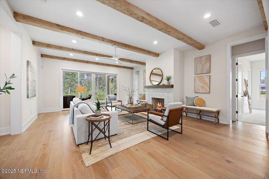 Furnished interior view inside a new home in River Landing at Nocatee (DF Luxury Homes), Ponte Vedra (Image 10). Furnished interior view inside a new home in River Landing at Nocatee (DF Luxury Homes), Ponte Vedra (Image 10).