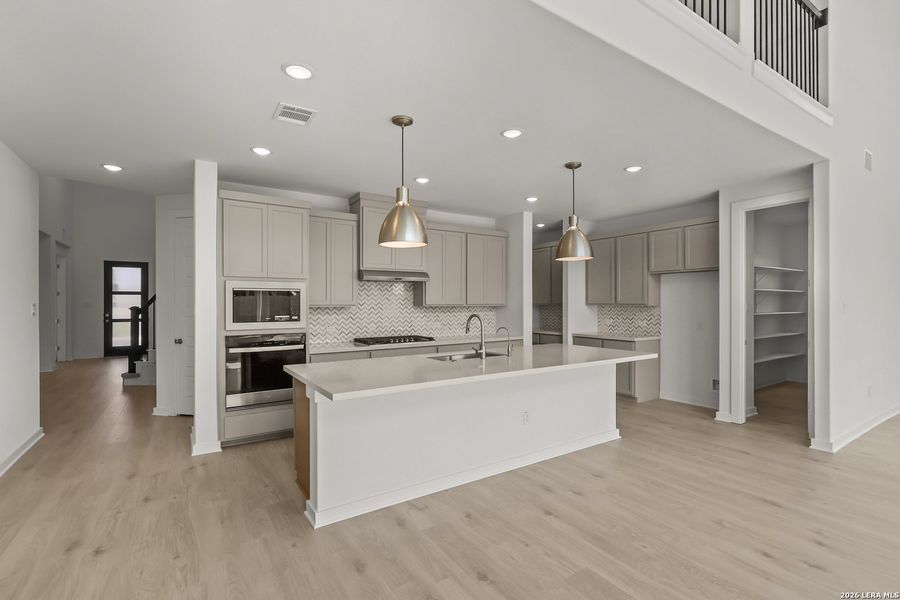 Furnished interior view inside a new home in Megan's Landing, Castroville (Image 21).