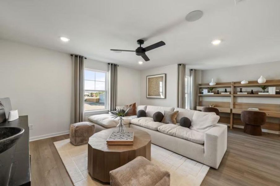 Photo of Centex model home with same floor plan, not of actual home listed. Photo of Centex model home with same floor plan, not of actual home listed.