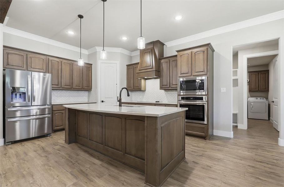 Furnished interior view inside a new home in Crystal Springs Estates, Alvarado (Image 13). Furnished interior view inside a new home in Crystal Springs Estates, Alvarado (Image 13).