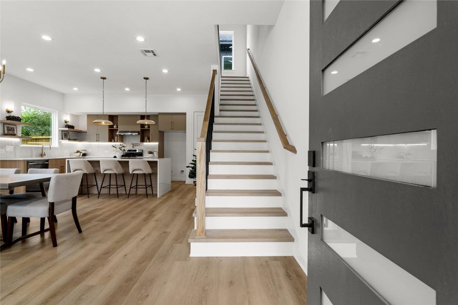 Furnished interior view inside a new home in , Houston (Image 33).