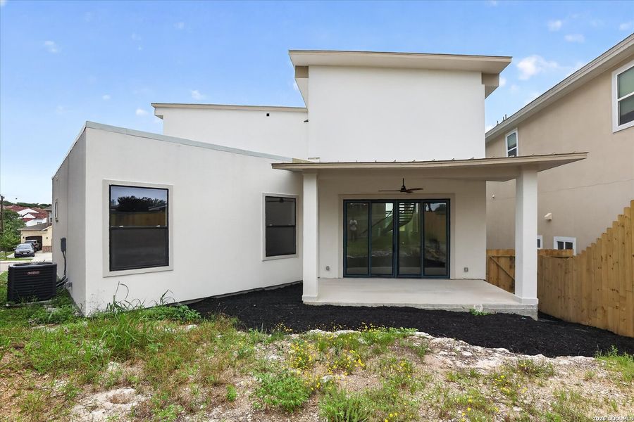 Exterior details and patio area of a home in , San Antonio (Image 26). Exterior details and patio area of a home in , San Antonio (Image 26).
