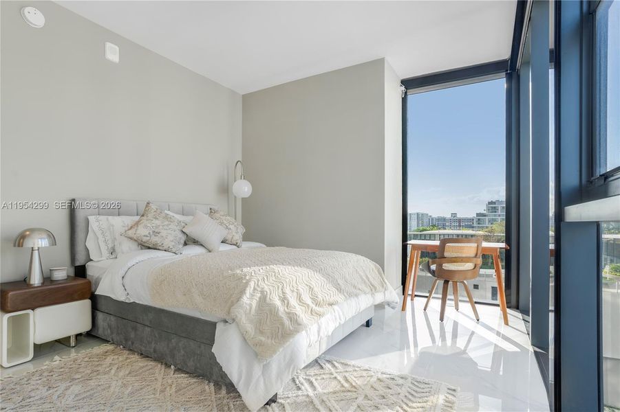 Furnished interior view inside a new home in , Miami (Image 42).