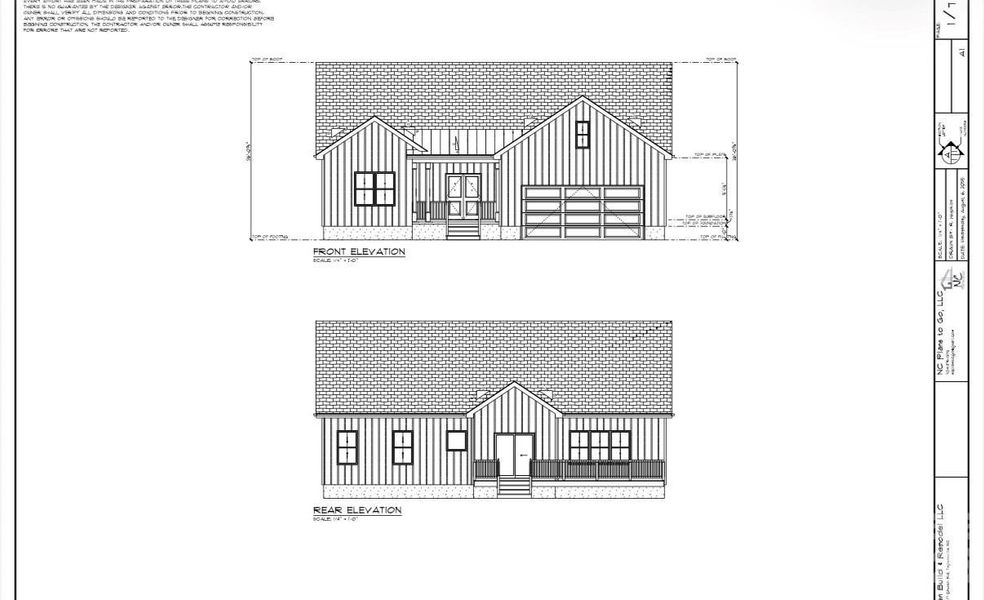 Exterior rendering of this home design in , Taylorsville, NC (Image 5).