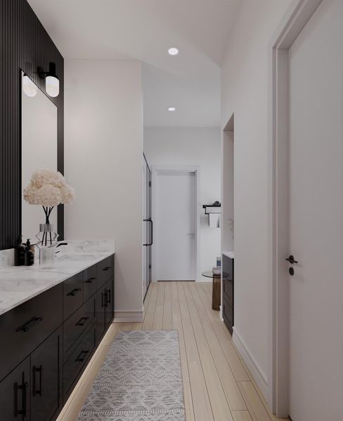 Furnished interior view inside a new home in , Houston (Image 7).