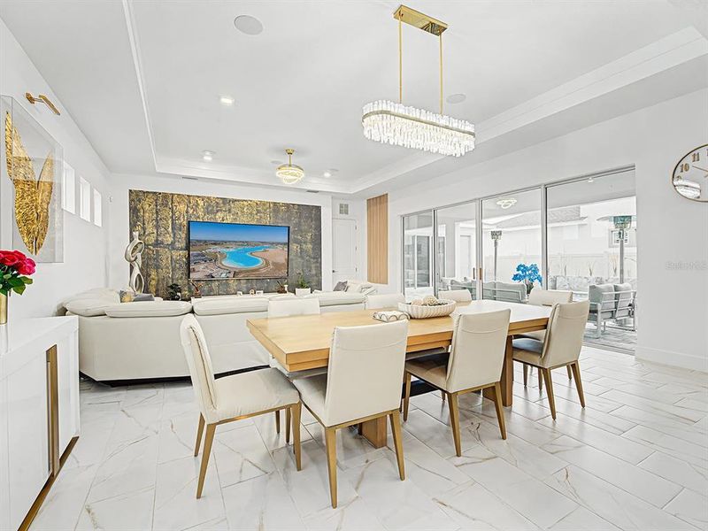 Furnished interior view inside a new home in , San Antonio (Image 58).
