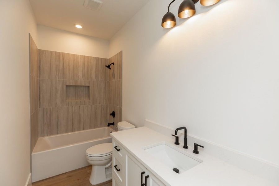 Furnished interior view inside a new home in , Beaumont (Image 13). Furnished interior view inside a new home in , Beaumont (Image 13).