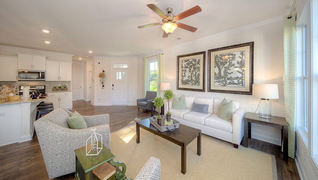 Furnished interior view inside a new home in The Townes at Stonecrest, Hendersonville (Image 12).