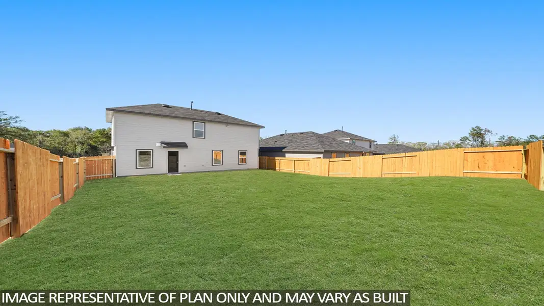 Exterior details and patio area of a home in Mill Creek, Magnolia (Image 4). Exterior details and patio area of a home in Mill Creek, Magnolia (Image 4).