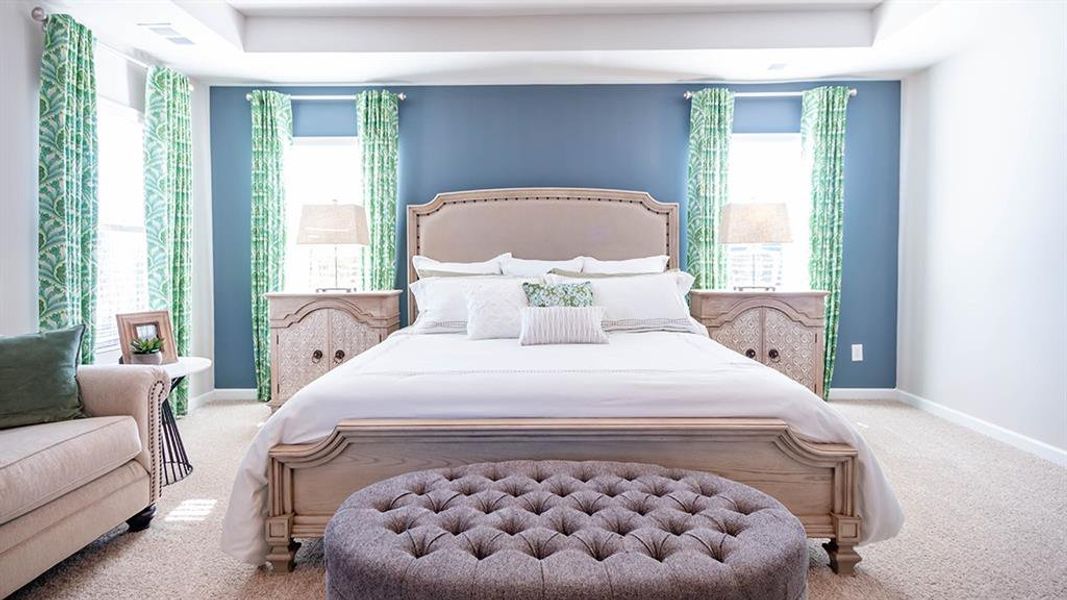 Furnished interior view inside a new home in Bridle Creek, Locust Grove (Image 27). Furnished interior view inside a new home in Bridle Creek, Locust Grove (Image 27).