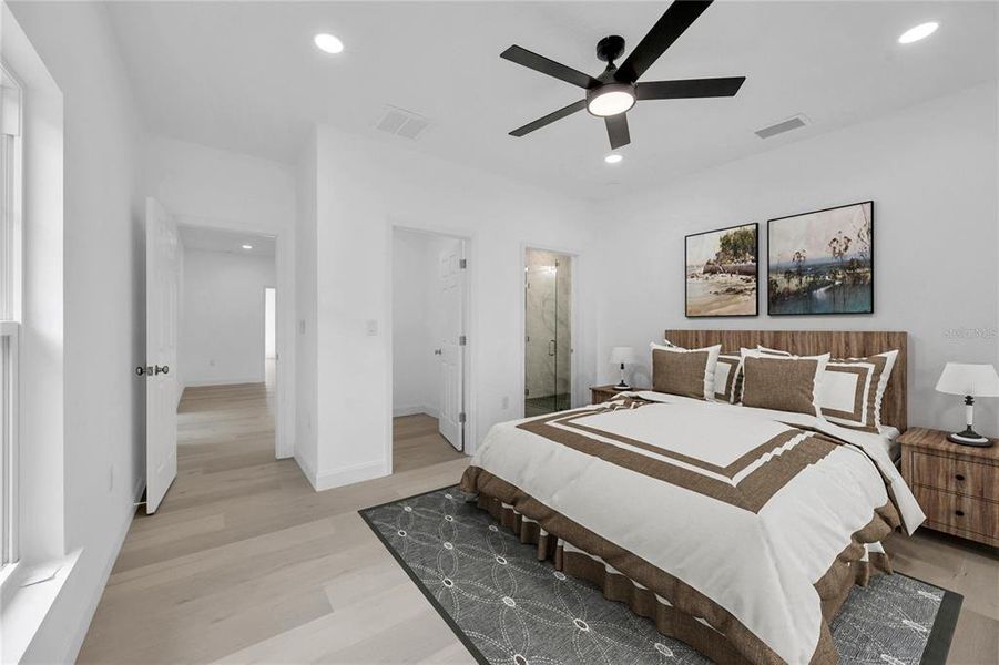 Furnished interior view inside a new home in , Dade City (Image 37).