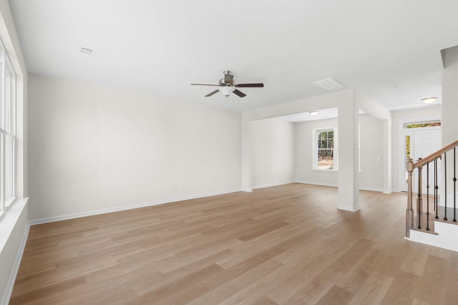 Spacious, unfurnished interior of a new home in Covington Pointe, Brunswick (Image 12). Spacious, unfurnished interior of a new home in Covington Pointe, Brunswick (Image 12).