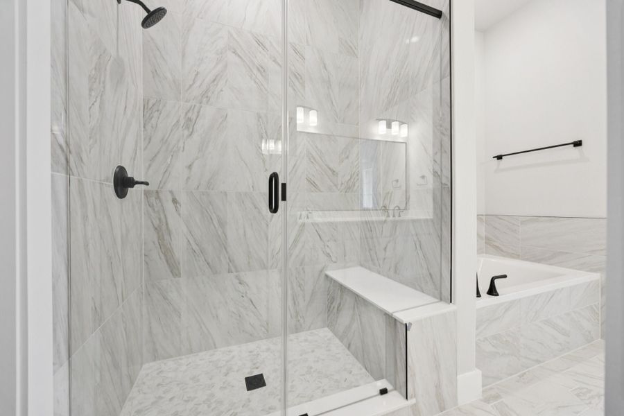 Representative furnished interior of a home built from the Washington by Centre Living Homes in Newman Village Townhomes, Frisco (Image 8).