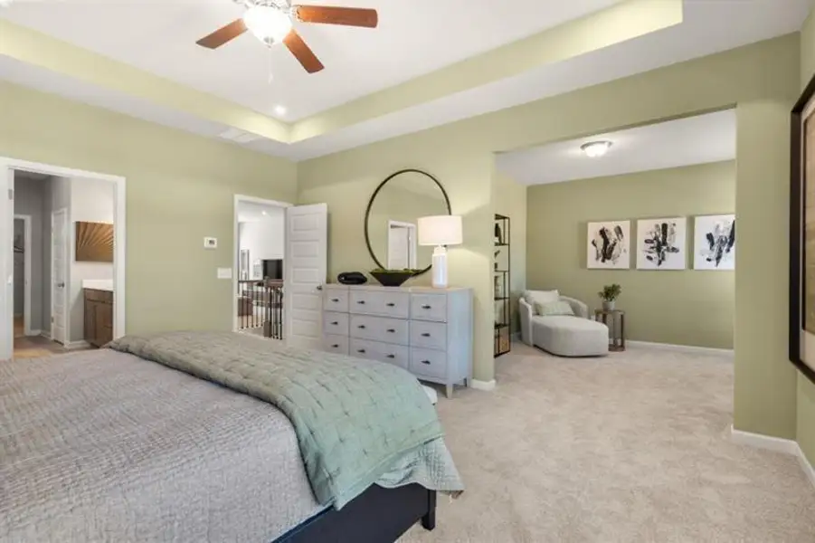 Furnished interior view inside a new home in The Stiles, Cartersville (Image 13).