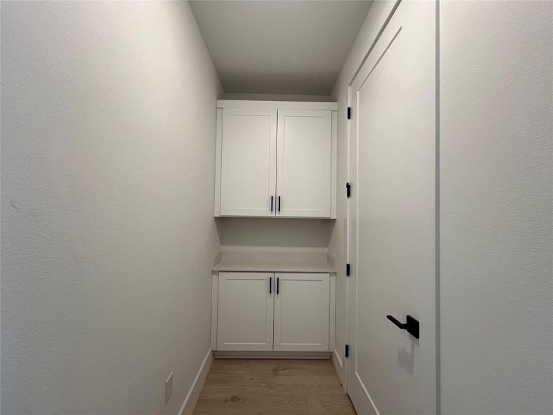 Furnished interior view inside a new home in The Grove, Austin (Image 9). Furnished interior view inside a new home in The Grove, Austin (Image 9).