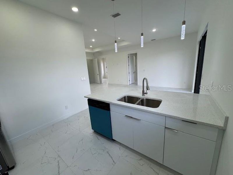 Furnished interior view inside a new home in , Cape Coral (Image 8). Furnished interior view inside a new home in , Cape Coral (Image 8).