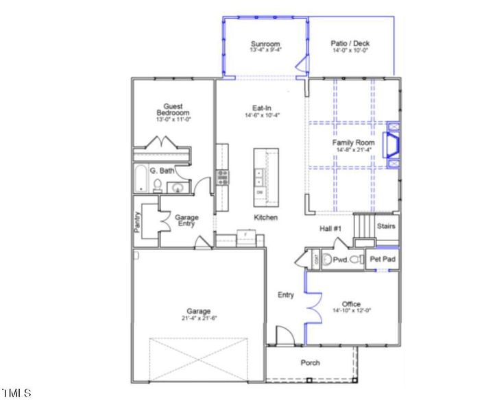 Homesite 236 CWL 1 floor