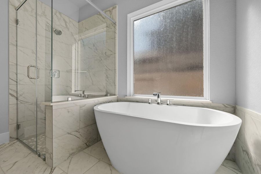 Furnished interior view inside a new home in Barton Creek Ranch, Conroe (Image 5).