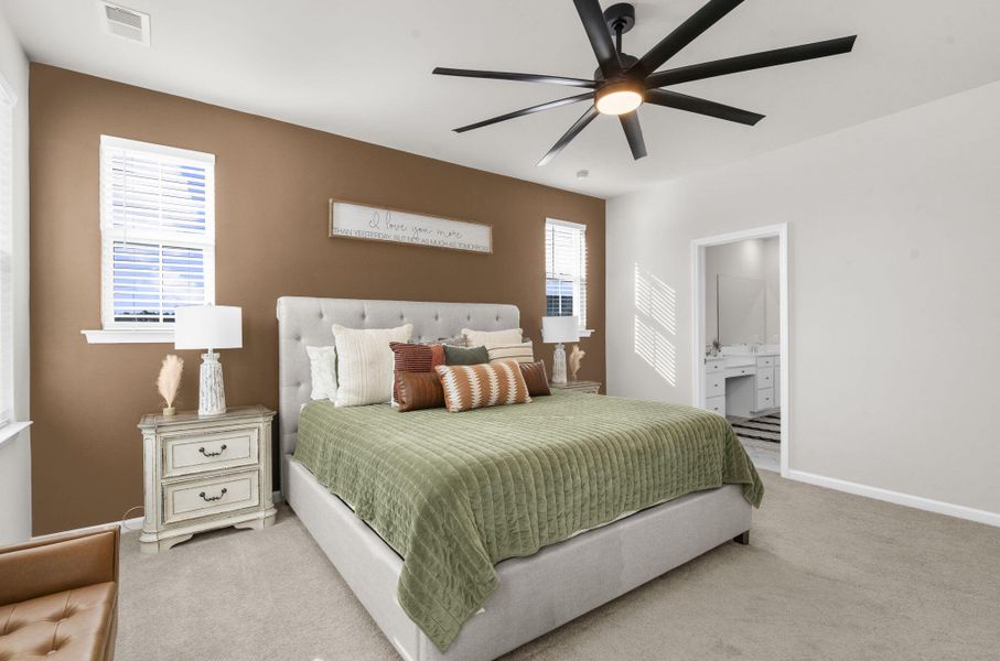 Furnished interior view inside a new home in Heron's Walk at Summers Corner, Summerville (Image 28). Furnished interior view inside a new home in Heron's Walk at Summers Corner, Summerville (Image 28).
