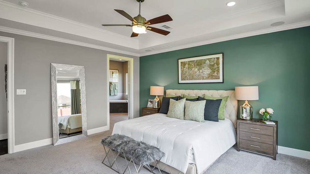 Representative furnished interior of a home built from the Calypso by Taylor Morrison in Avalon at Friendswood, Friendswood (Image 16).