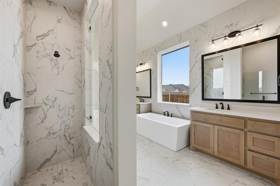 Furnished interior view inside a new home in Sandbrock Ranch, Aubrey (Image 11).