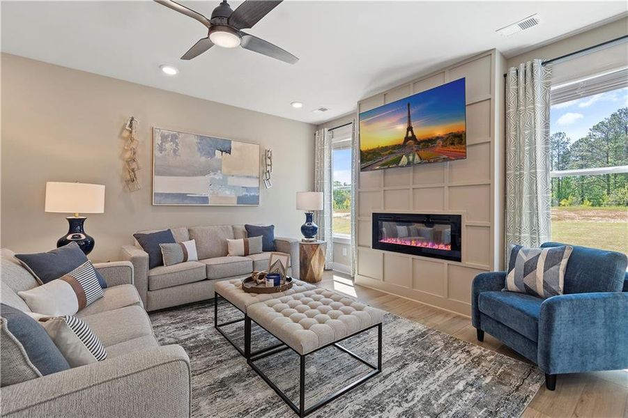Furnished interior view inside a new home in Copperfield, Locust Grove (Image 16).