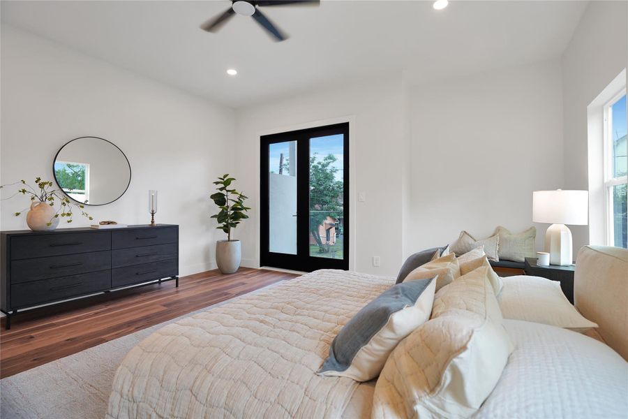 Furnished interior view inside a new home in , Houston (Image 42).