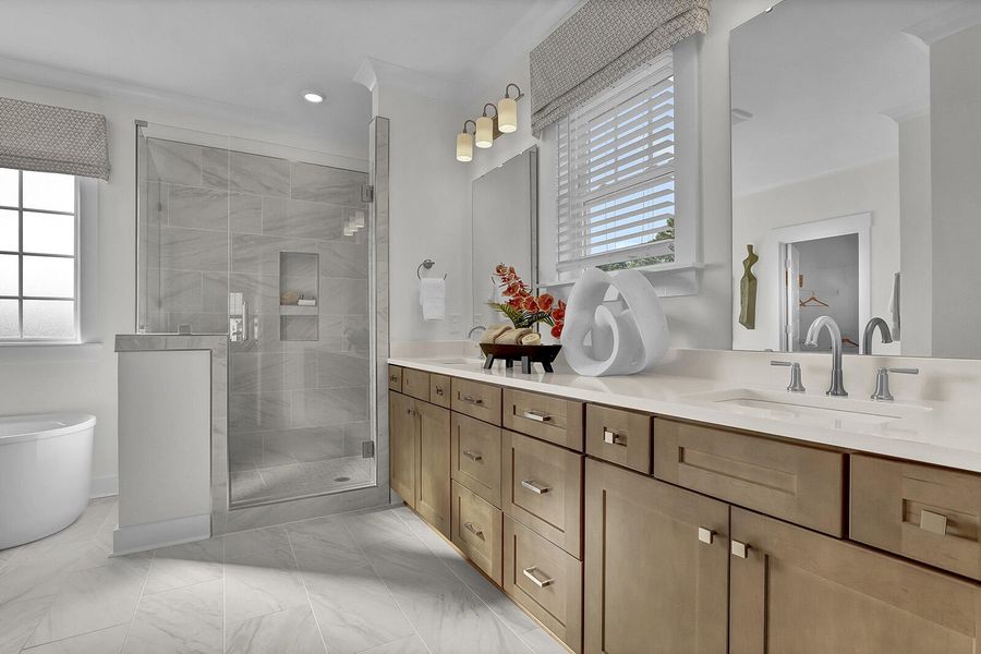 Furnished interior view inside a new home in , Summerville (Image 33).