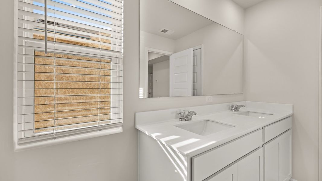 Representative interior finishes for a home built from the Darwin by D.R. Horton in Poplar Preserve, Newnan (Image 14).