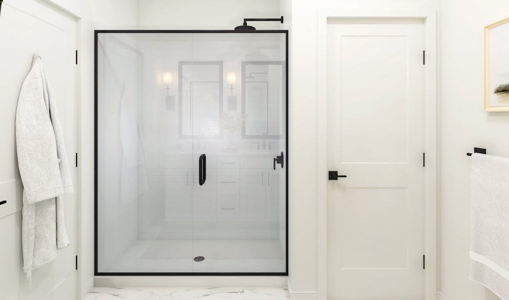 Glass shower enclosure Glass shower enclosure