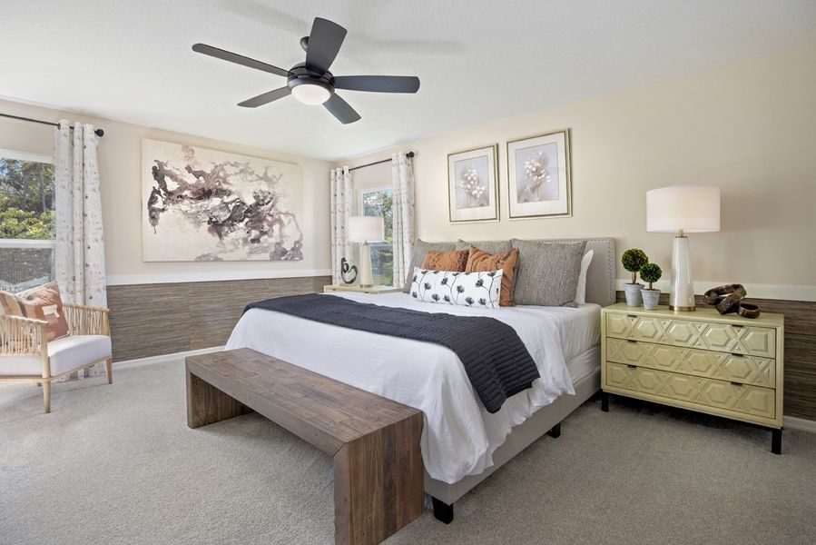 Representative furnished interior of a home built from the 1989 by KB Home in Canoe Creek Reserve III, St. Cloud (Image 4).