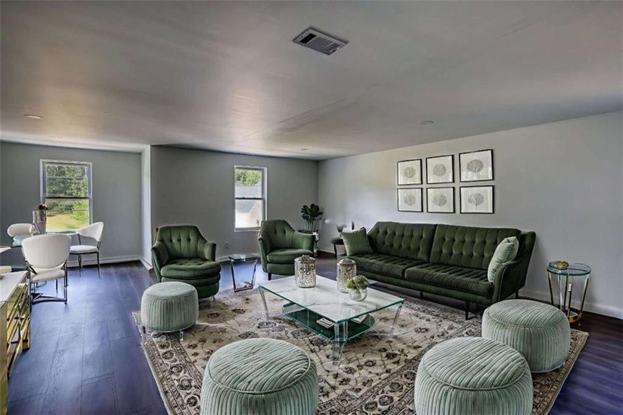 Furnished interior view inside a new home in , Covington (Image 9).