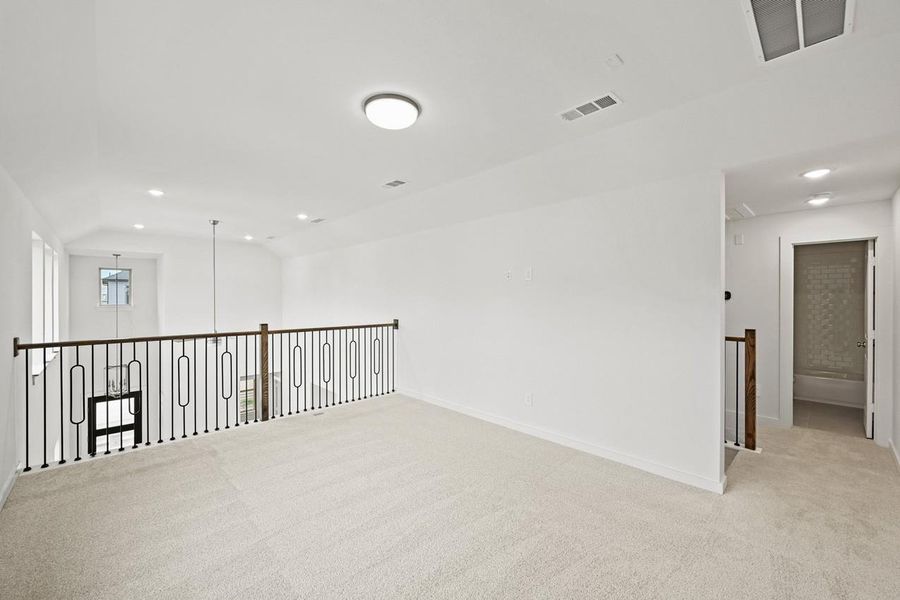 The loft provides a cozy, open space perfect for relaxing, socializing, or gathering with family and friends. The loft provides a cozy, open space perfect for relaxing, socializing, or gathering with family and friends.