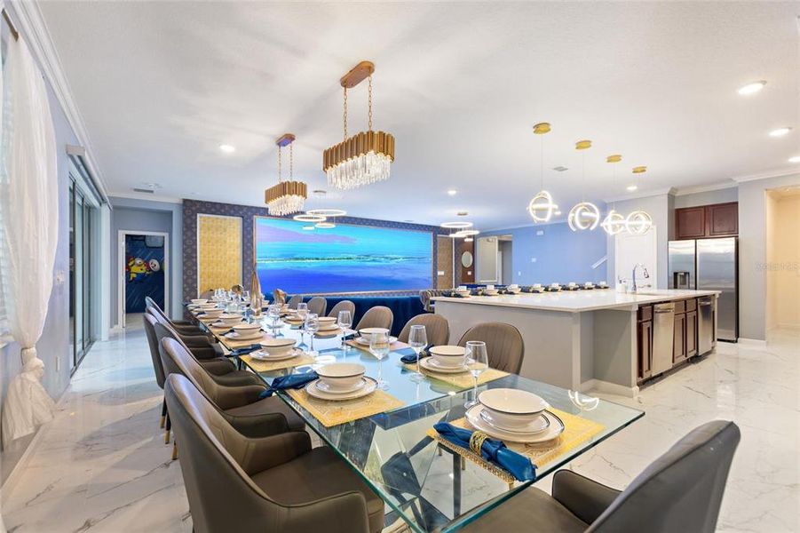 Furnished interior view inside a new home in , Kissimmee (Image 32).