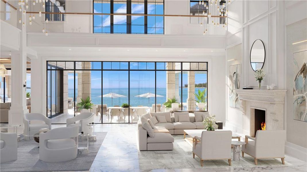 Furnished interior view inside a new home in , Sarasota (Image 6).