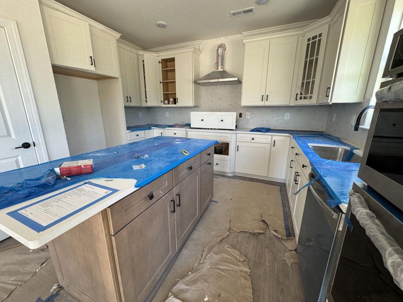 In-progress construction of a new home in The Meadows at Laurelbrook, Sherrills Ford, NC (Image 13).
