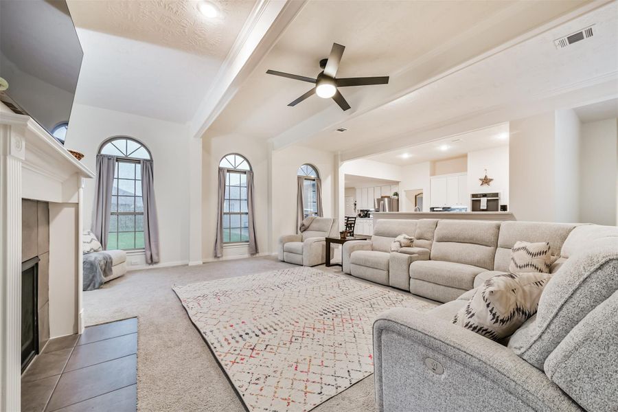 Furnished interior view inside a new home in , League City (Image 9).