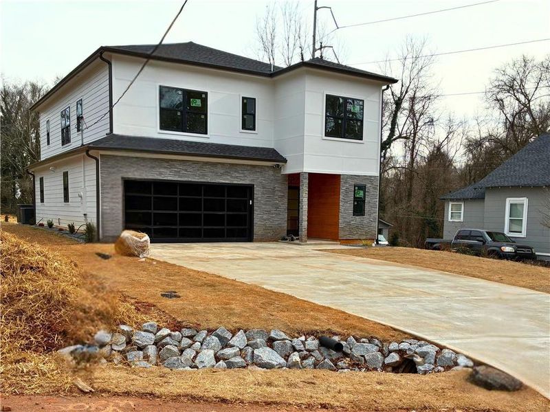In-progress construction of a new home in , Scottdale, GA (Image 4).