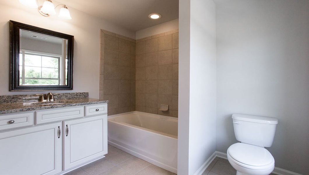 Representative furnished interior of a home built from the Edinburgh by D.R. Horton in Thalley Creek Estates, Cumming (Image 14).