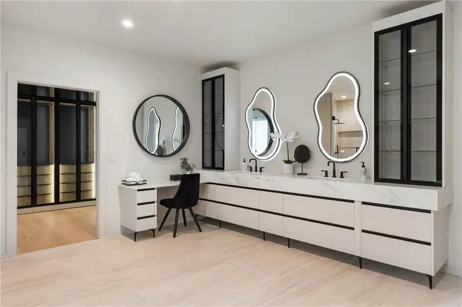 Furnished interior view inside a new home in , Sandy Springs (Image 39).