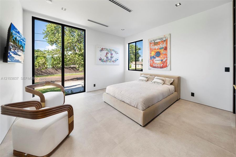 Furnished interior view inside a new home in , Miami (Image 13).