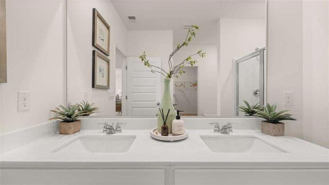 Close-up of interior finishes inside a home in The Preserve at Agricultural Village, Perry (Image 17).