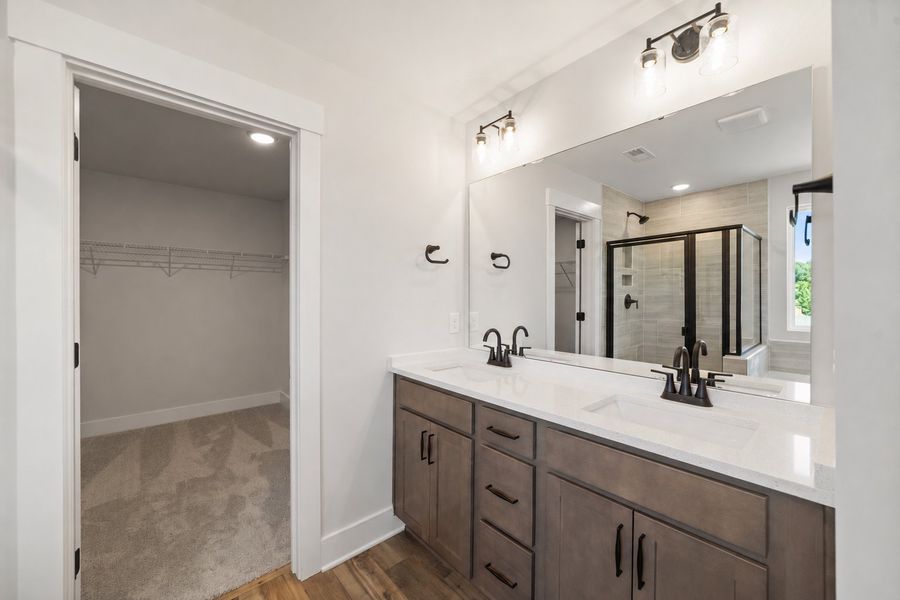 Furnished interior view inside a new home in Hayes Village, Greensboro (Image 8).