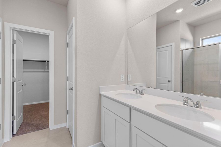Primary Bath retreat with dual vanities